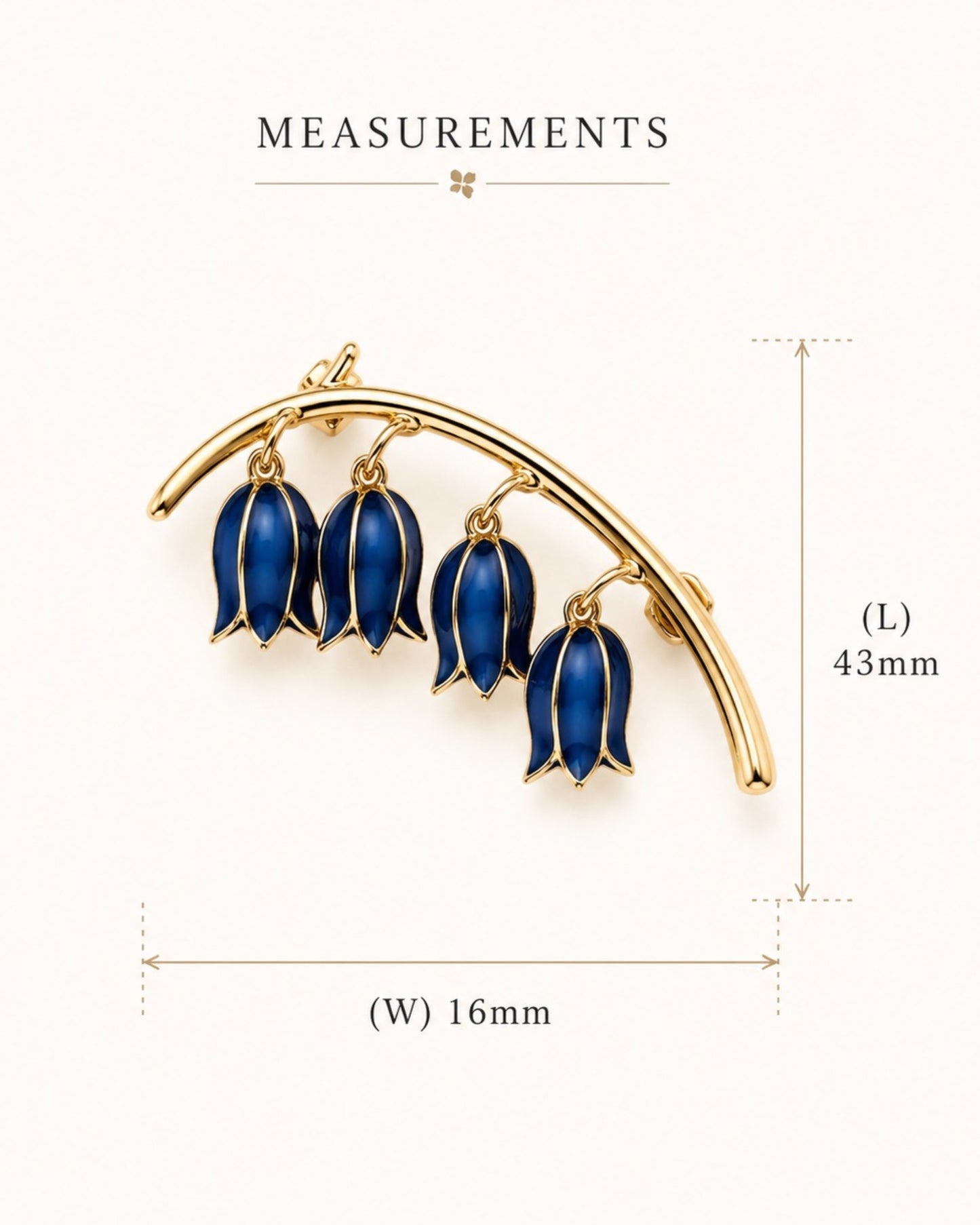 Bluebell Brooch