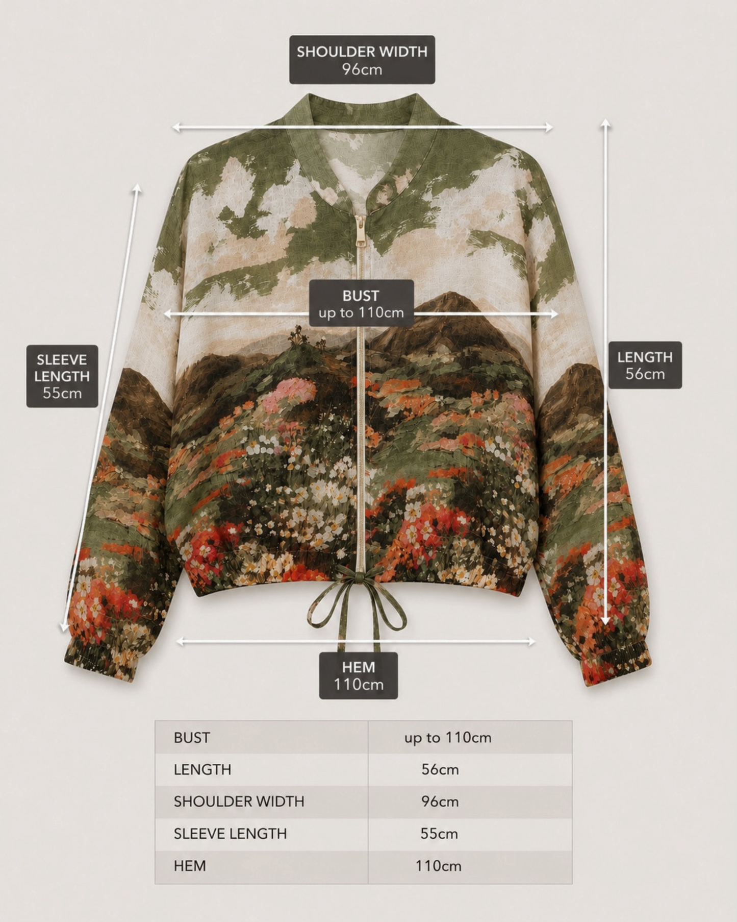 Scenic Print Jacket