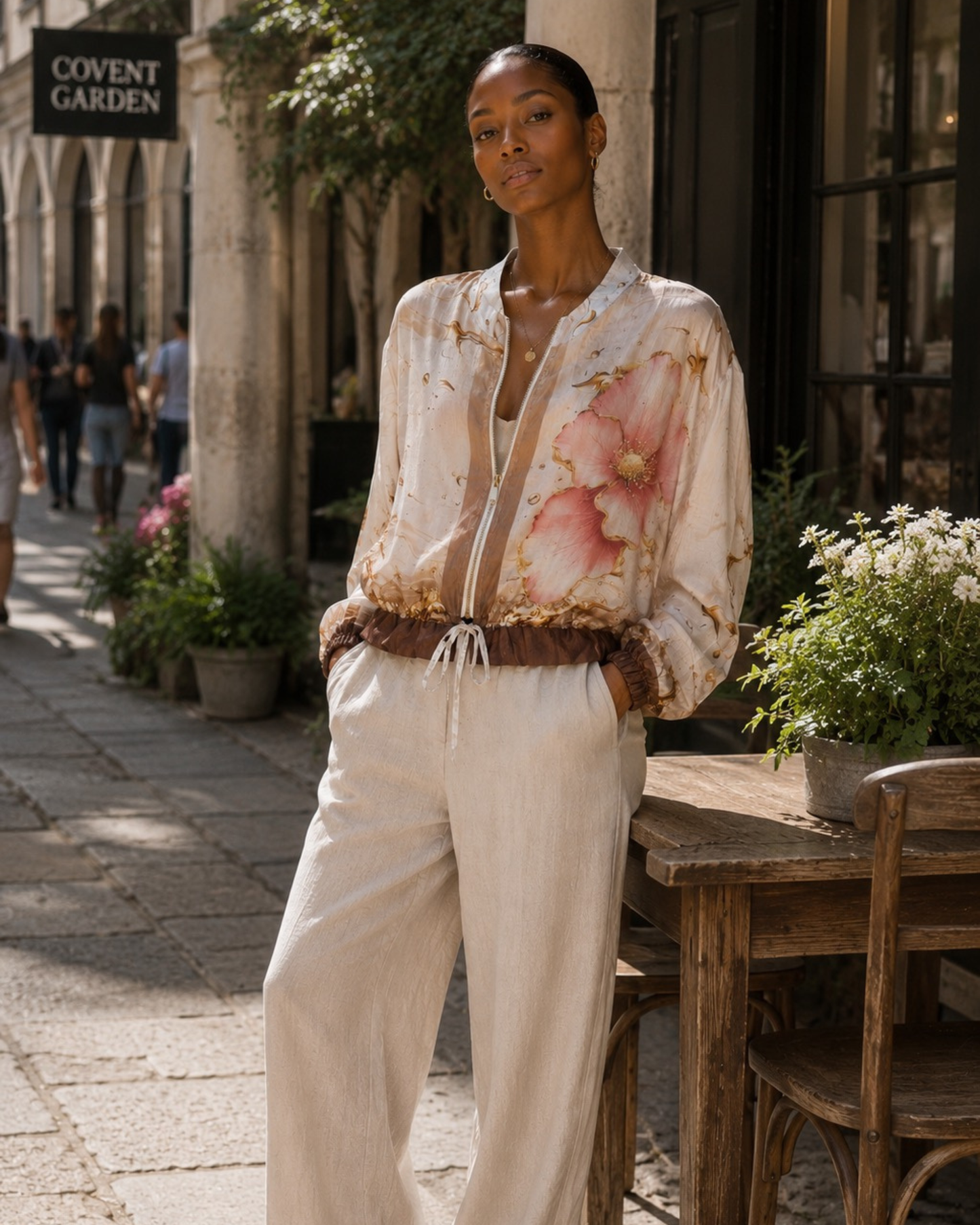 Blush Bloom Lightweight Jacket
