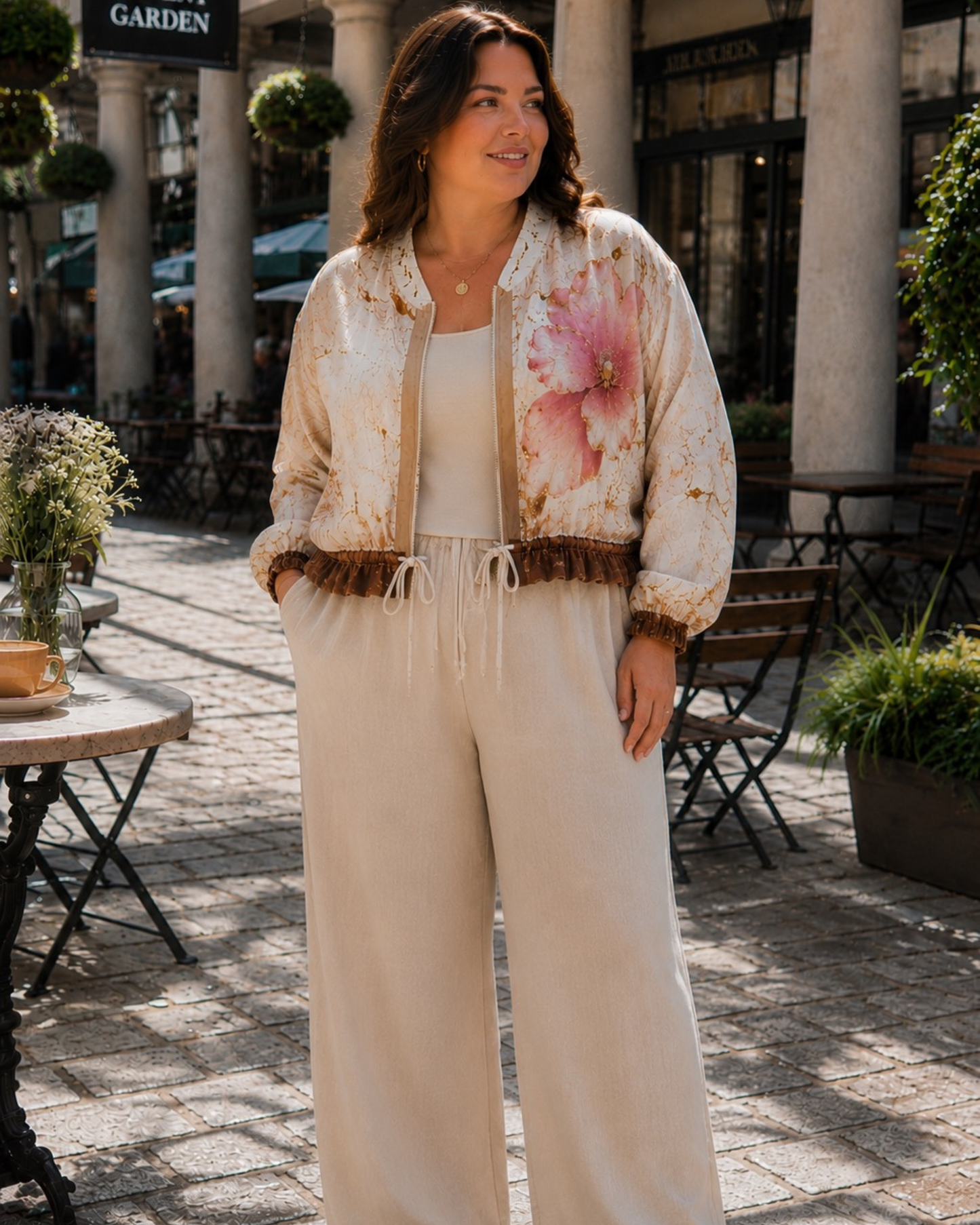 Blush Bloom Lightweight Jacket
