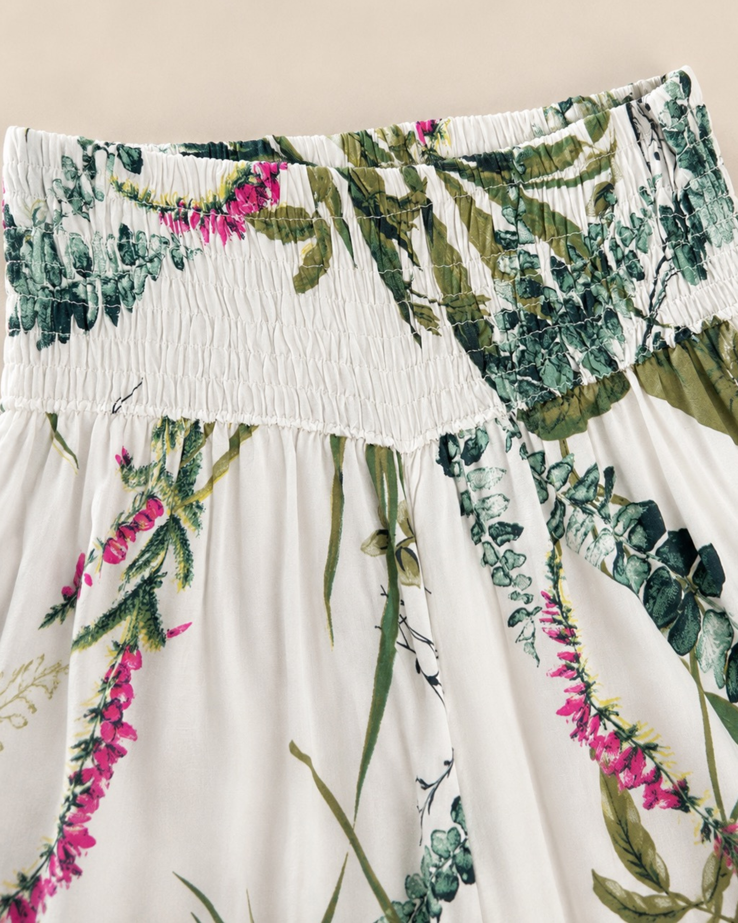 Botanical Print Palazzo Trousers