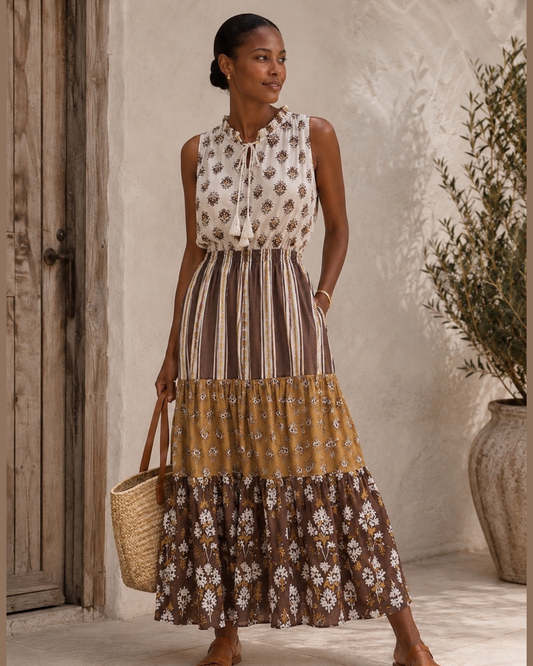 Boho Tiered Maxi Dress