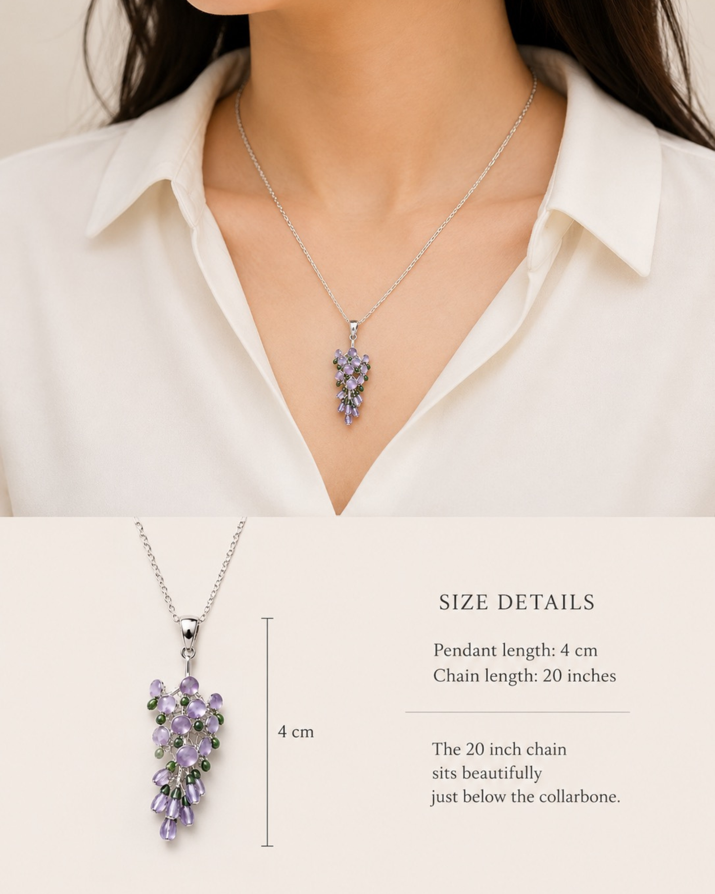 Wisteria Pendant Necklace